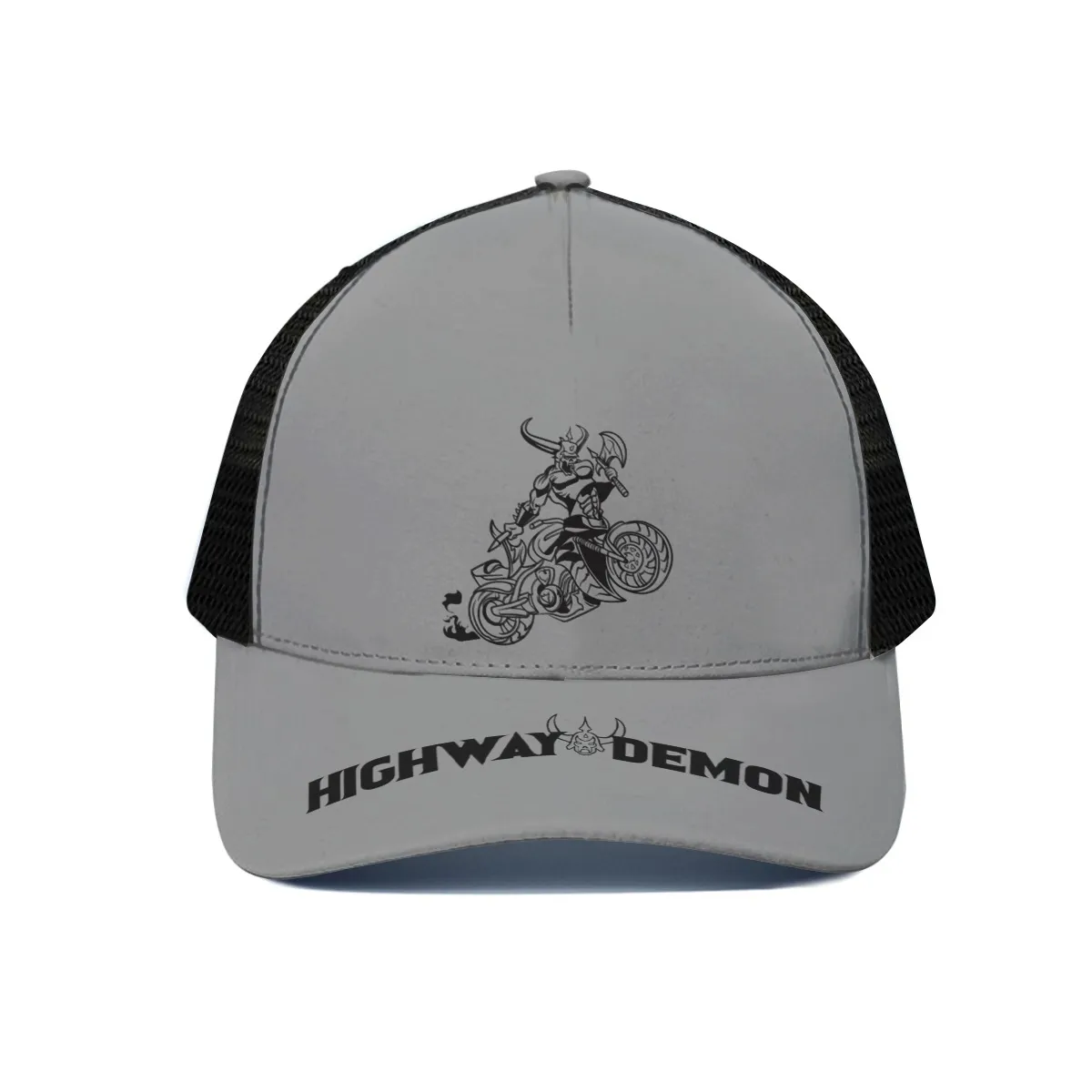 Highway Demon Grey Premium Hat
