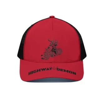 Highway Demon Red Rider Premium Hat