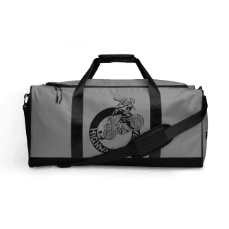 Highway Demon Grey Sport Duffle bag