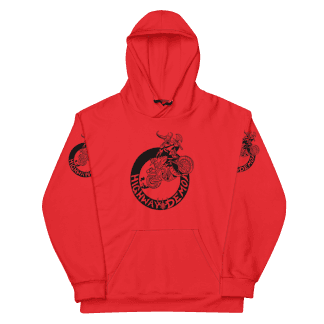 Highway Demon Red Rider Sport Hoodie