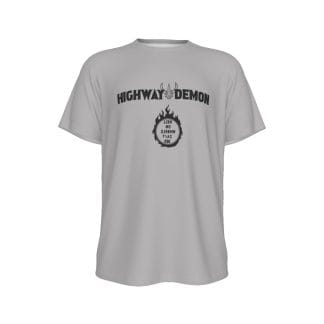 Highway Demon Hell on Wheels 24/7 365 Light Grey Shirt