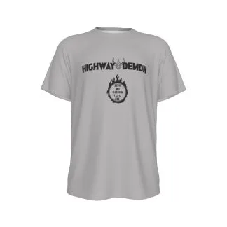 Highway Demon Hell on Wheels 24/7 365 Light Grey Shirt